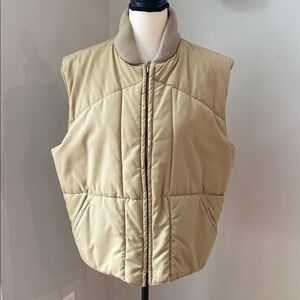 Vintage puffer hunting sportsman hunting vest outdoorsman reversible unisex